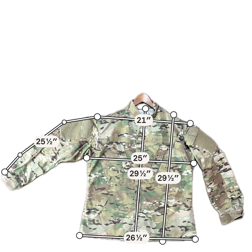 Propper ACU Army Combat Uniform Multicam Ripstop Utility Coat Jacket Size Large - Picture 7 of 7